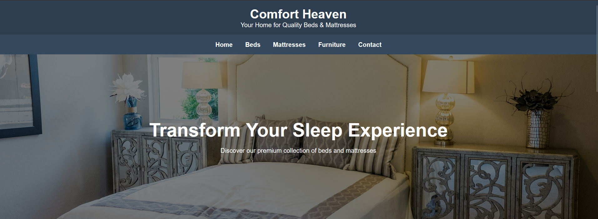 Comfort Heaven website